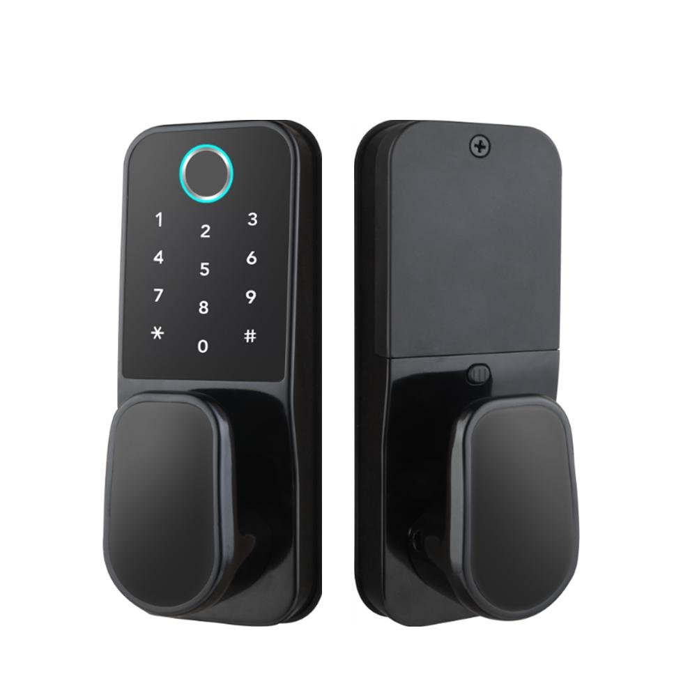 Modern American Fingerprint Phone App Control Security Door Smart Door Lock 2