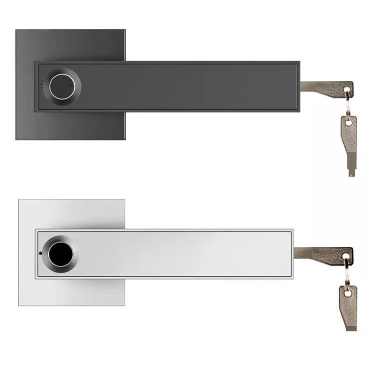 Indoor Wooden Door Fingerprint Door Lever Lock Electronic TTlock Smart Door Lock 3