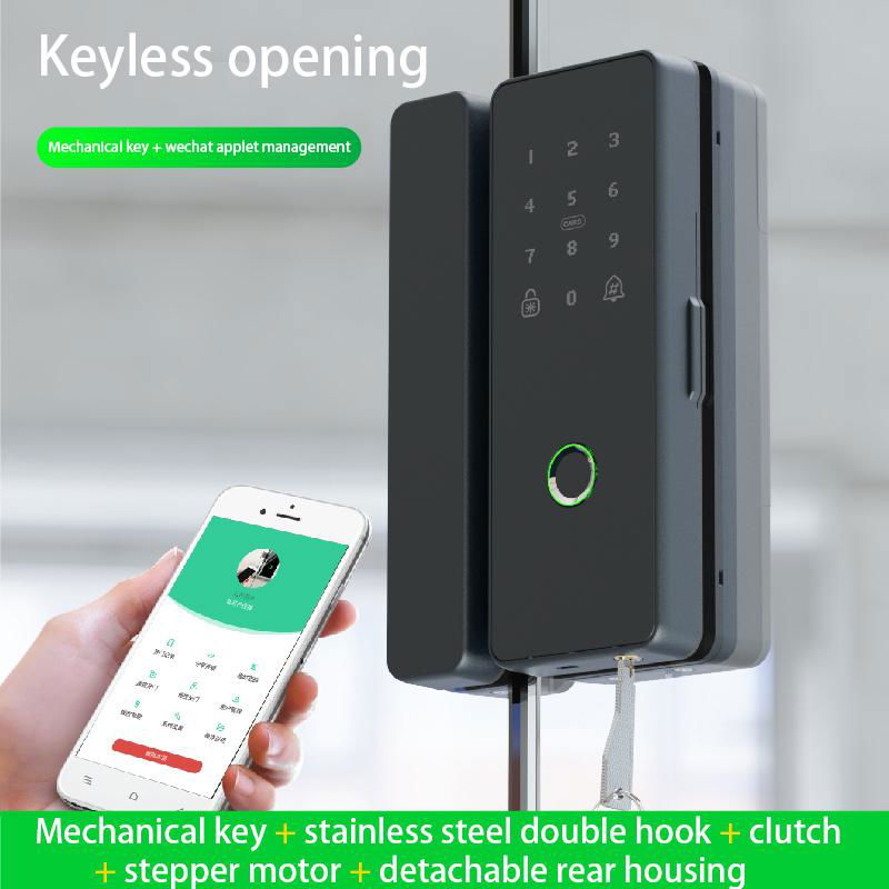 Fingerprint Electronic Bluetooth Smart Door Lock with Mechanical Key Door Lock 3