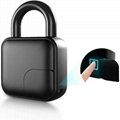 Waterproof Tuya Smart Fingerprint Padlock With Cover Remote Smart Tuya Lock 2