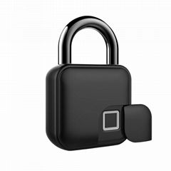 Waterproof Tuya Smart Fingerprint Padlock With Cover Remote Smart Tuya Lock