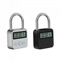 High Quality Multifunction Timing lock Timer Alarming Padlock Time Release Lock 2