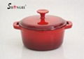 Cast Iron Enameled Casserole 1