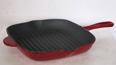 Cast Iron Enameled Skillet