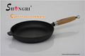 Wooden Handle Fry Pan 3