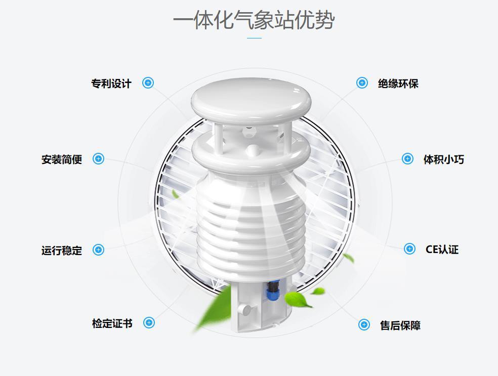 超声波一体化气象站，自动找北功能，自动加热可应用于海上项目 2