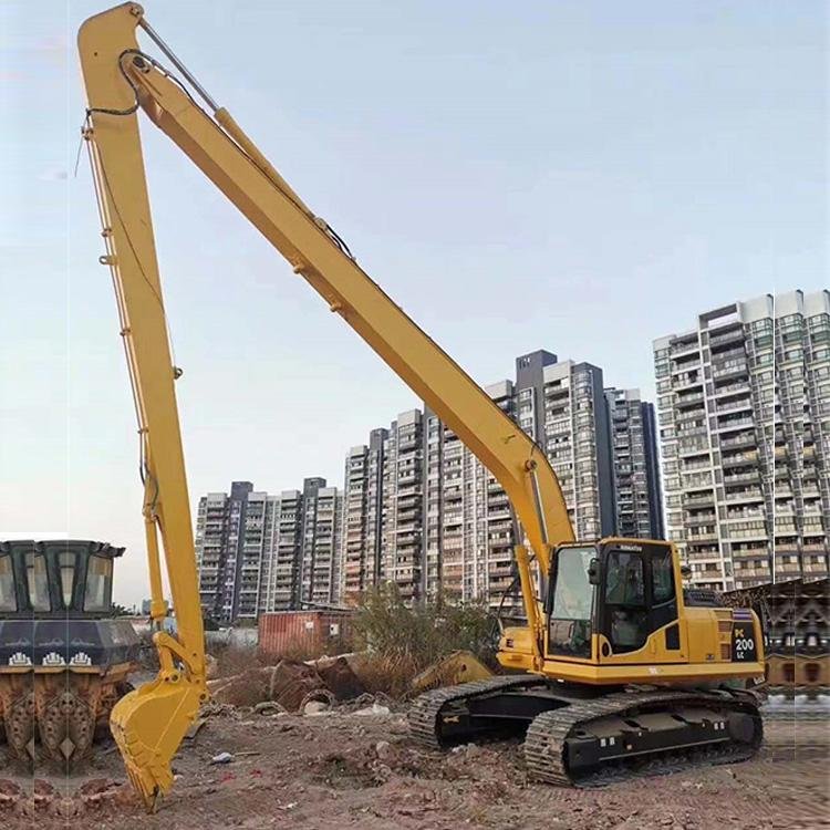 Factory hot sale 10-28m excavator with extended arm with bucket