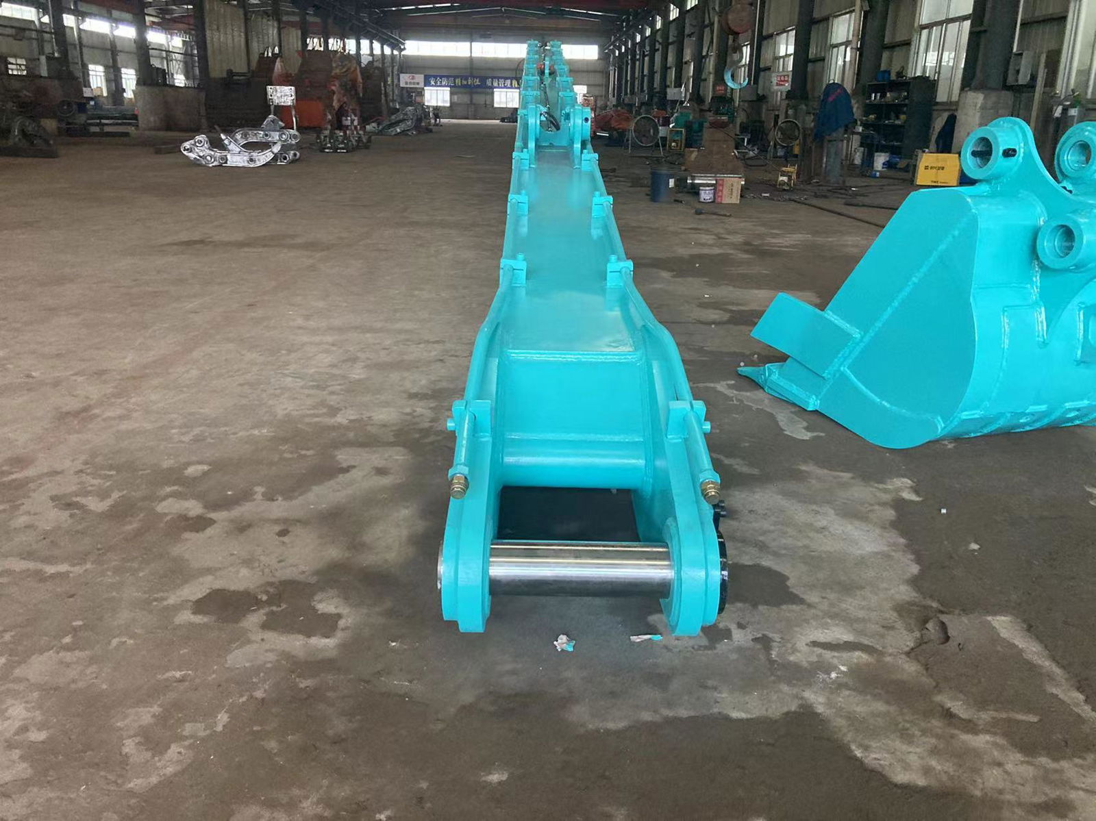 Anti Rust Hydraulic Mini Excavator Extendable Arm With Bucket SK200 SK210 SK125 5