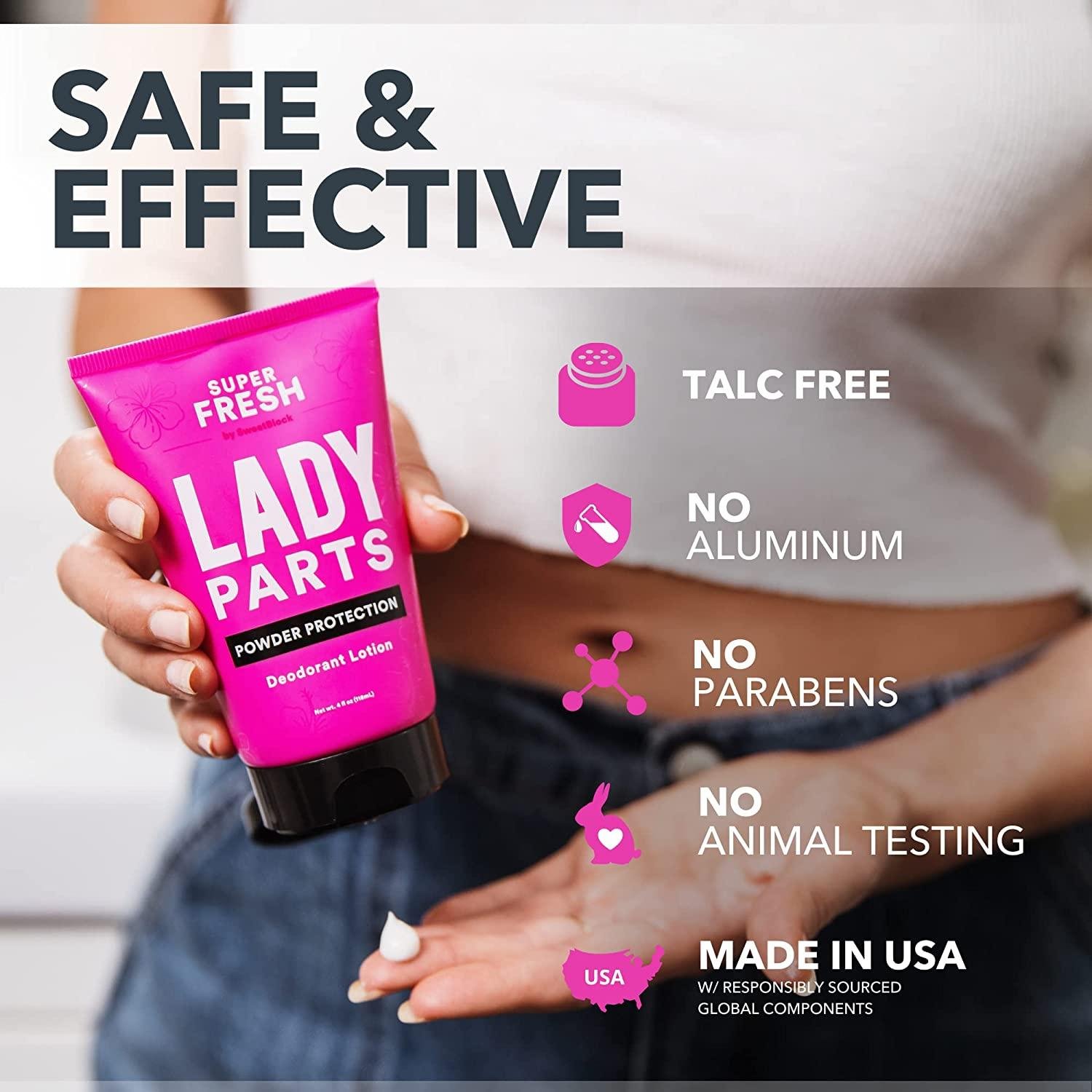  Lady Parts Feminine Hygiene Body Powder Deodorant Lotion For Breasts, Private P 5