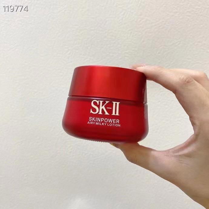 SK-II SKII Skinpower Cream Unisex, White and Red, 2 in 1 Full Size 80*2 Gram 5