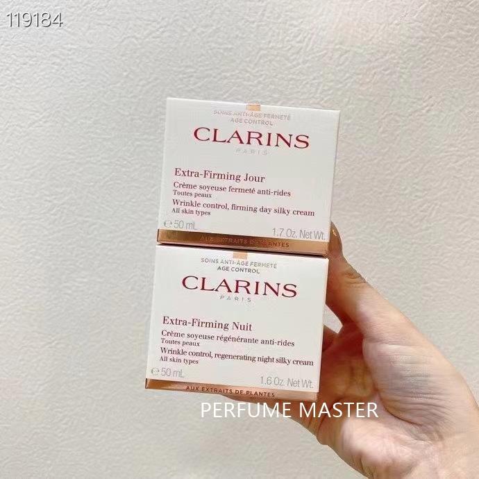 clarins extra firming day and night cream set