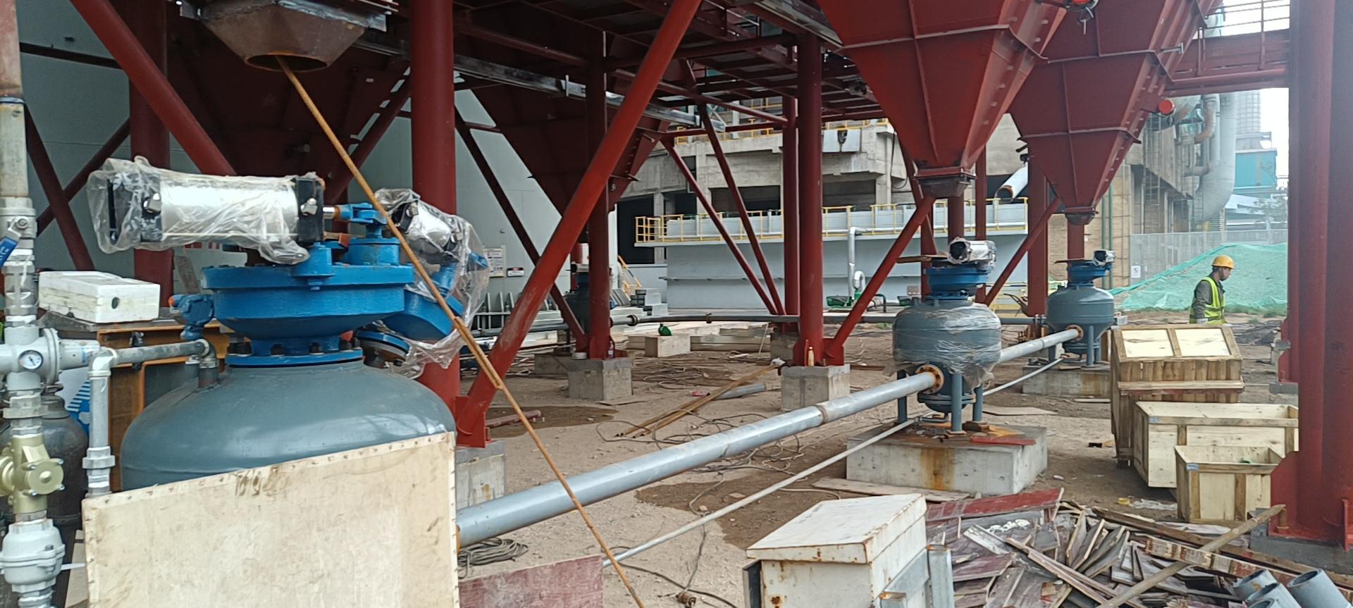 無塵粉體大型輸送系統 礦粉粉煤灰氣力輸送機 氣力輸送除灰機 3