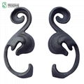 Decorative Wrought Iron Flowers and