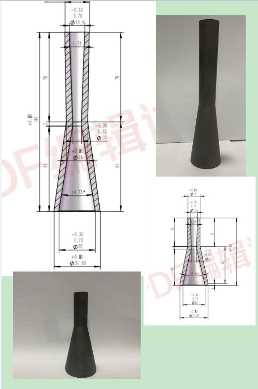 Customized Tungsten Carbide Nozzle Cemented Carbide TC Sand Blasting Nozzle 3