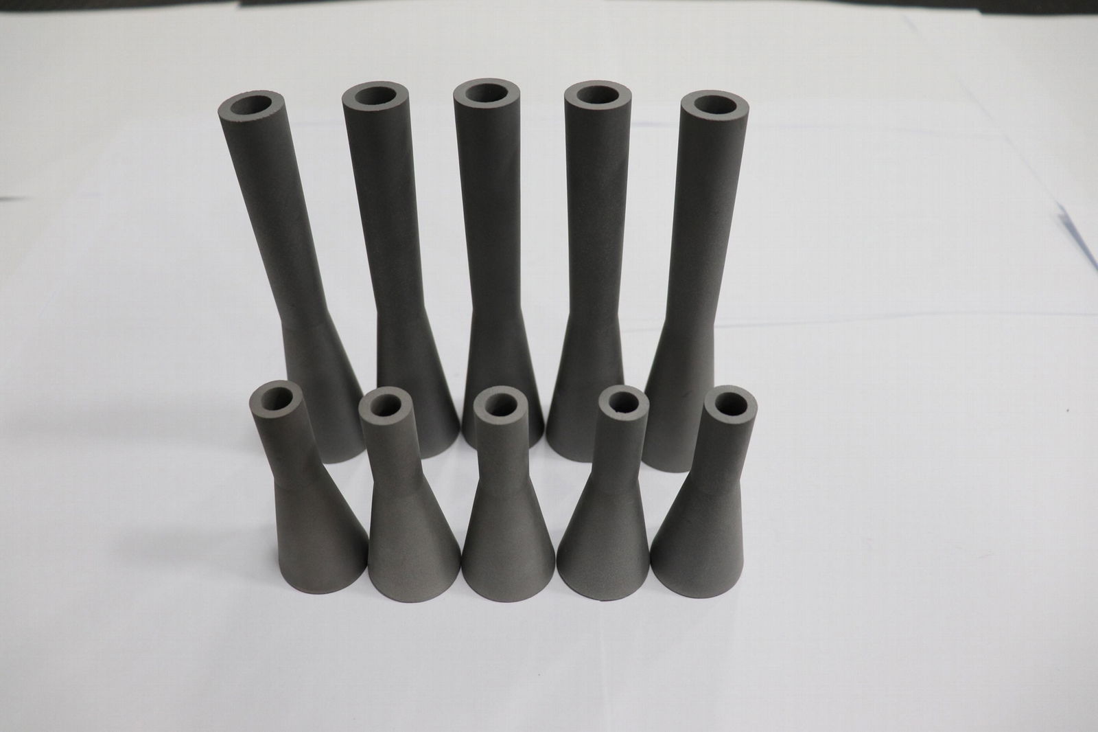 Factory direct sale 76mm 140mm Customized Tungsten Carbide Nozzle Cemented Carbi 5