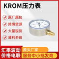KROM天然氣壓力表KFM/R