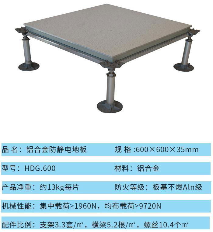 鋁合金PVC防靜電地板 5