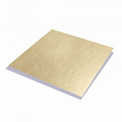 1.2mm Color Cross Vibration Hairline Stainless Steel Sheet Plates