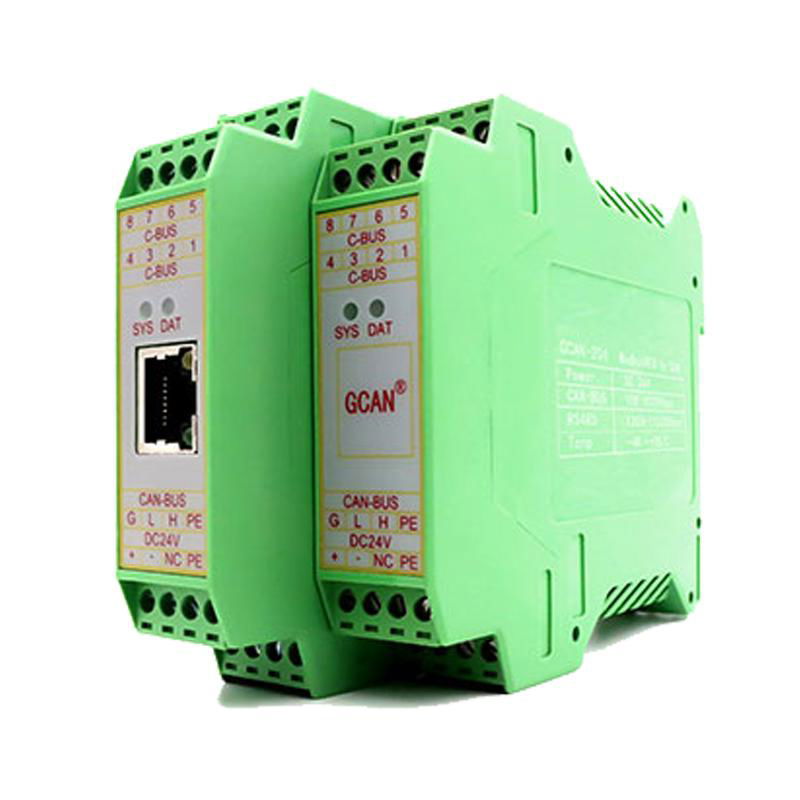 GCAN-204 Industrial Grade Modbus RTU to CAN Bus Converter with DIN Rail Used 3