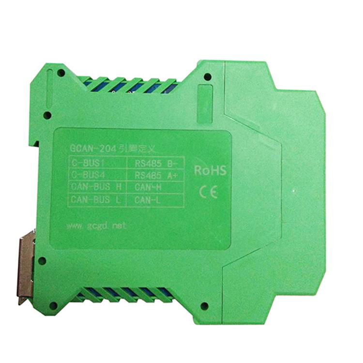 GCAN-204 Industrial Grade Modbus RTU to CAN Bus Converter with DIN Rail Used 4