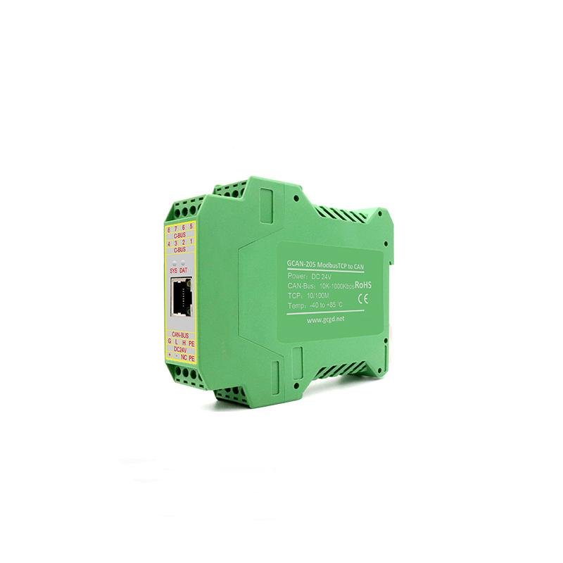 GCAN-205 Modbus TCP to CAN Converter for Monitoring Industrial Field Network