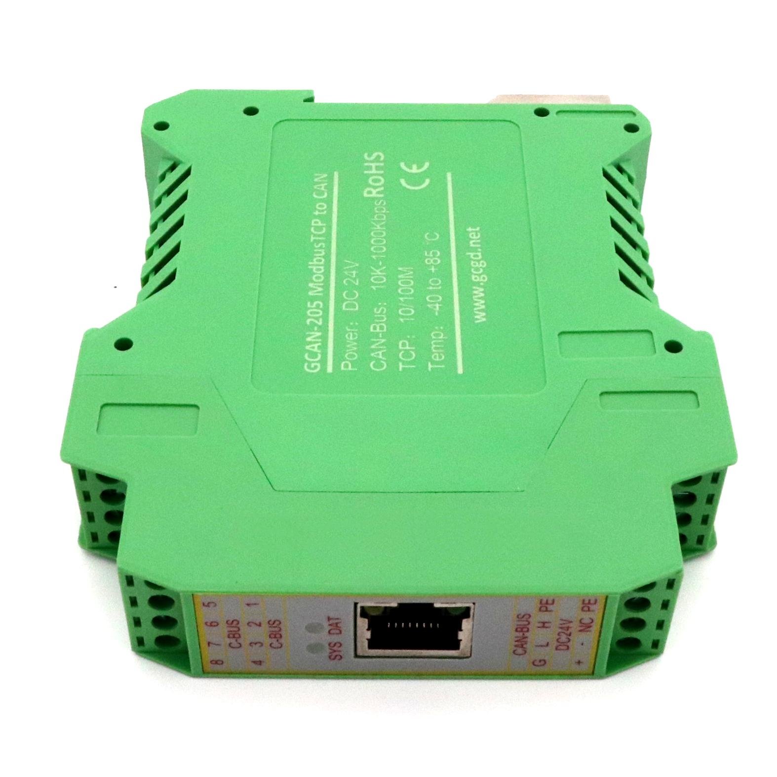 GCAN-205 Modbus TCP to CAN Converter for Monitoring Industrial Field Network 4