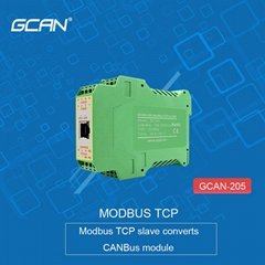 GCAN-205 Modbus TCP to CAN Converter for Line Transformation of Car Networking 