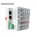 GCAN-IO-8000 Standard CANopen Adapter PLC Slave Device IO Coupler Modular Design 1