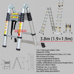 2 IN 1 Multipurpose Telescopic Ladder