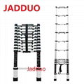 Single Telescopic Ladder with Finger Safety Gap 3.8m