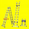 Blue 2 IN 1 Multipurpose Telescopic Ladder 3.8m 4