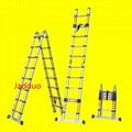 Blue 2 IN 1 Multipurpose Telescopic Ladder 3.8m