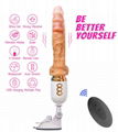 Remote control  10 vibrating modes waterproof automatically vibrate dildo 1