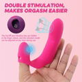 Three colors waterproof 10 vibration modes finger sheath vibrator 