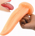 High quality PVC material  waterproof tongue massager for female  
