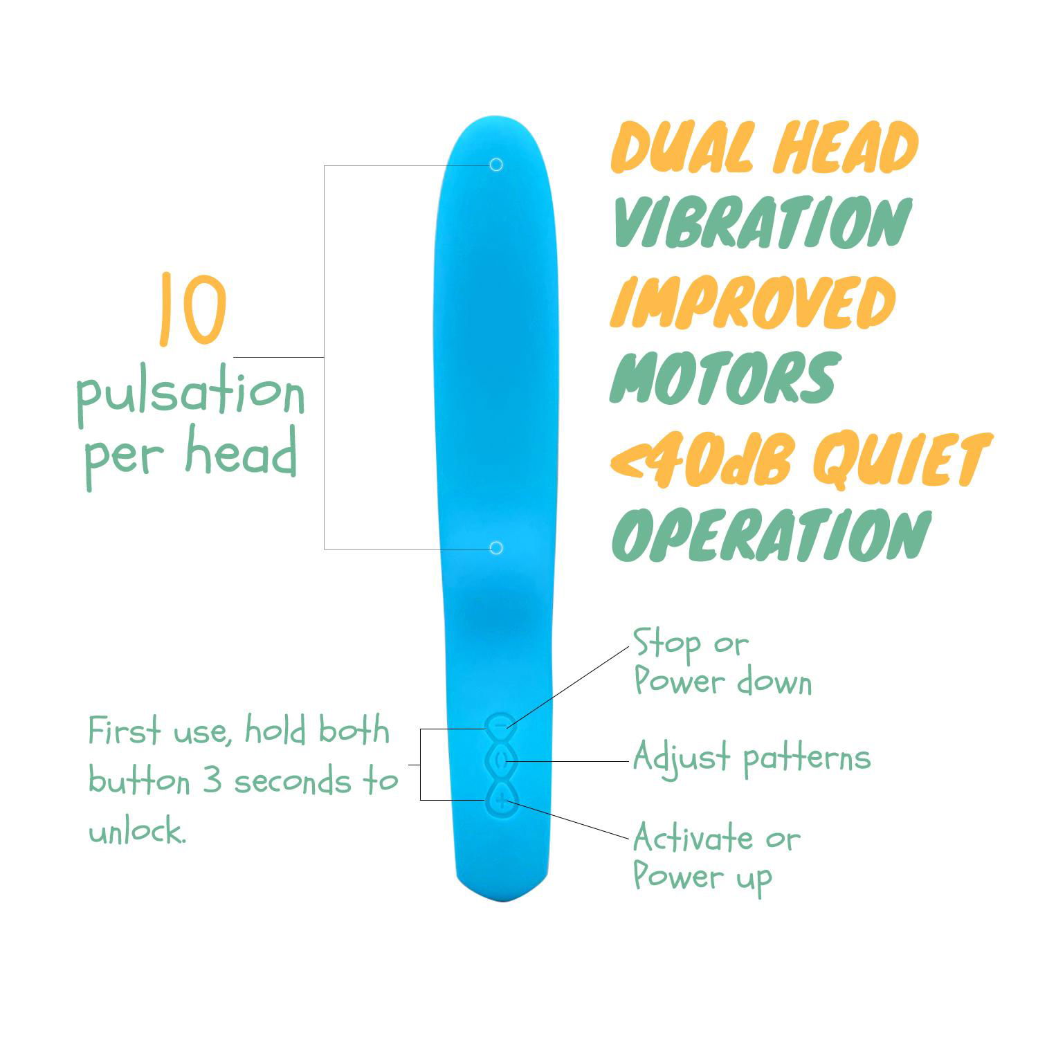 Adult toy 10 vibration modes 5 speeds waterproof female dildo vibrator  sex toy 4