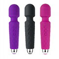 Classic cheap  sex toys  20 vibration modes 8 speeds USB  AV massager  1