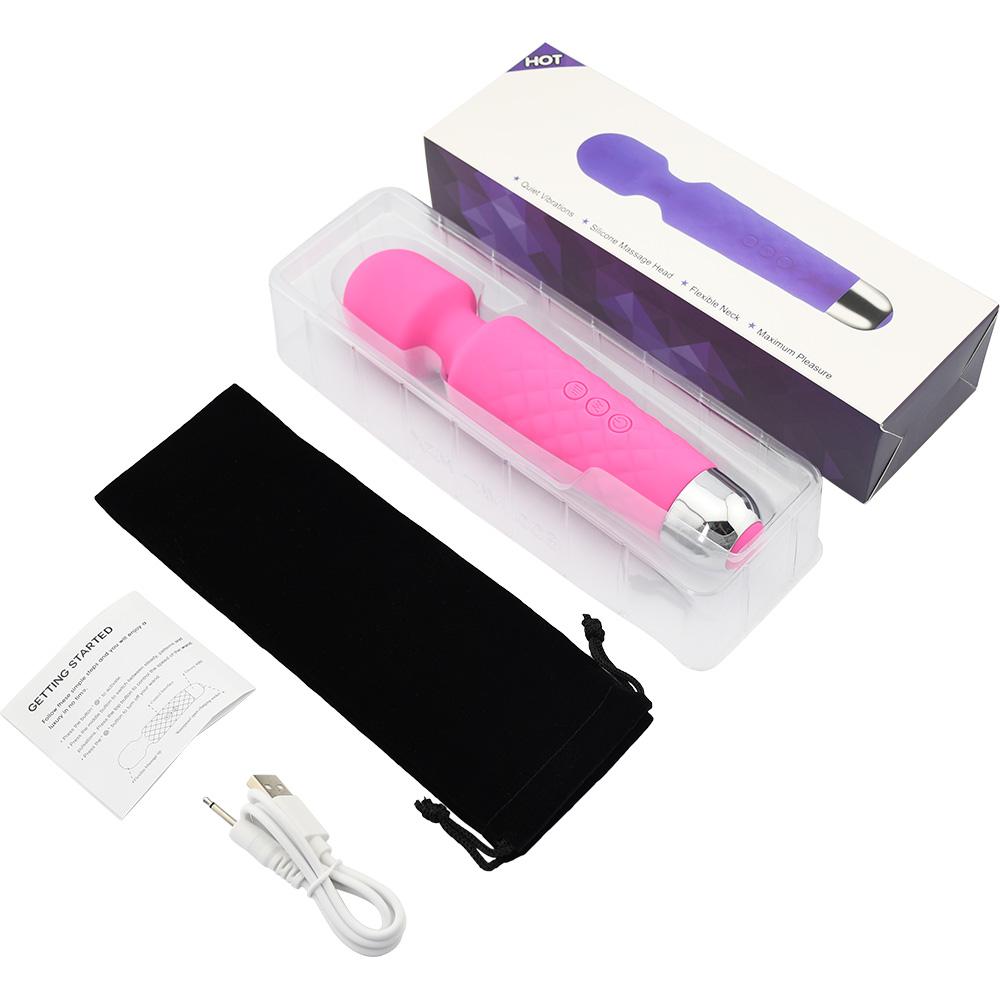 Classic cheap  sex toys  20 vibration modes 8 speeds USB  AV massager  3