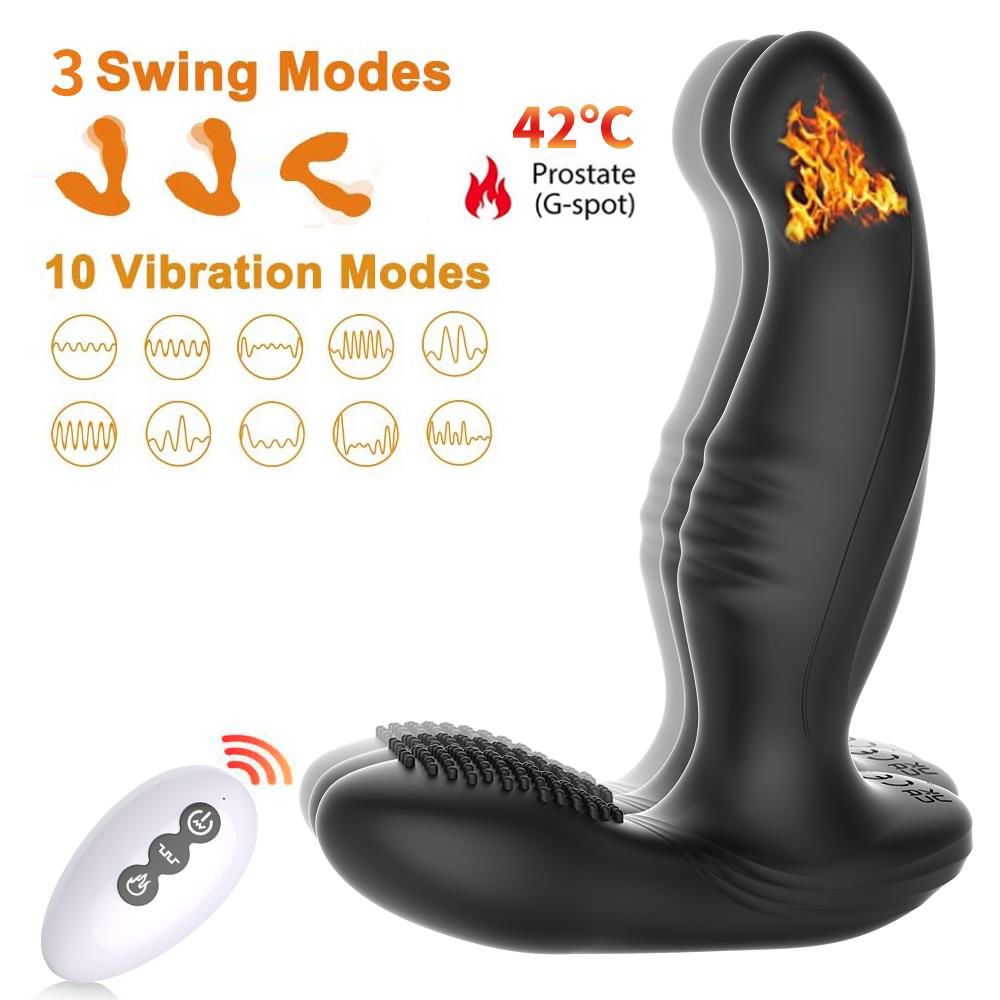 Remote Control Prostate  3 Speed  & 10 Vibration Modes Waterproof Anal Vibrator 2