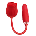 Sex toy 10 vibration modes 10 speeds waterproof   rose vibrator