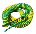 Oil Resistant Flexible PVC Insulated PUR Electric Cable Spiral Cable Coiled Wire 1