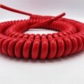 Customized TPE Insulated PUR Sheathed Coiled Spiral Cable