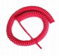 Customized TPE Insulated PUR Sheathed Coiled Spiral Cable
