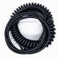 Customized TPE Insulated PUR Sheathed Coiled Spiral Cable 4