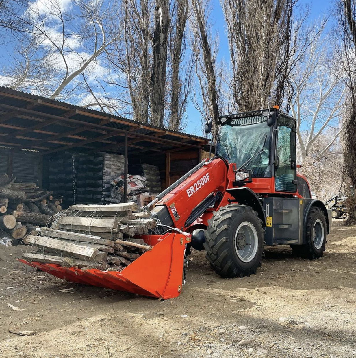 EVERUN ER2500F 2.5ton telescopic wheel loader