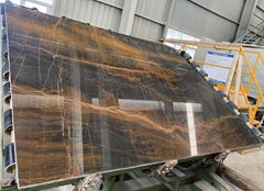 golden marble slabs