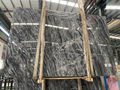 grey marble with black clouds veins