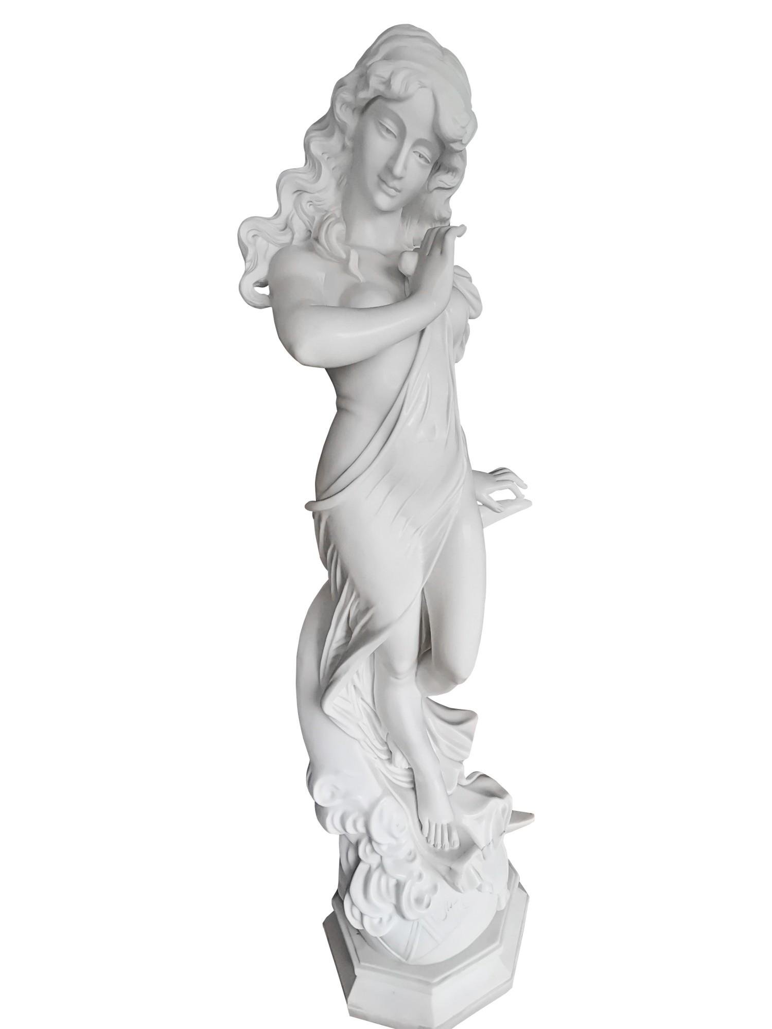 angel boy pure white marble statue figure sculpture  4