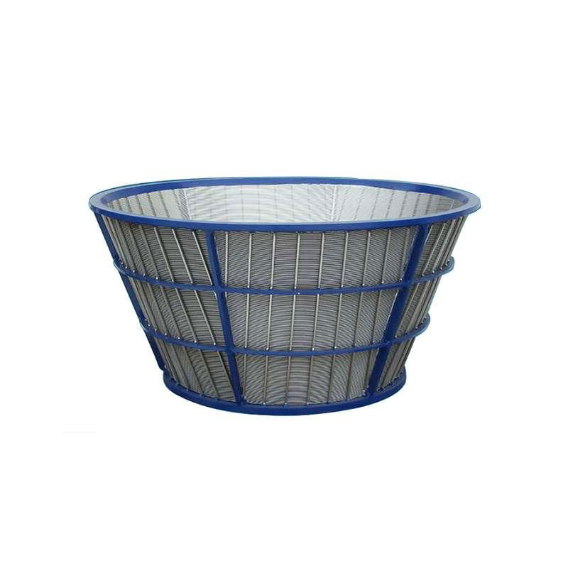 WEDGE WIRE SCREEN CENTRIFUGE BASKET
