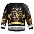 Men's Ice-Hockey Jersey Special Style With 100% Polyester Fabric.
